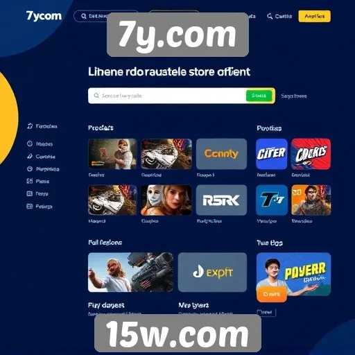Interface do usuário do 7y.com e sua usabilidade